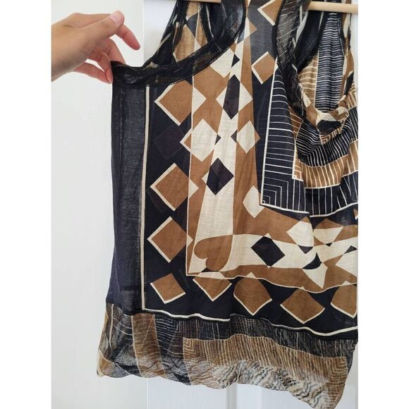 Jean Paul Gautier Vintage Silk Printed Top S - Picture 7 of 12